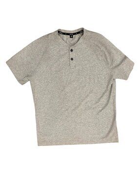 Public Rec Grey Short-Sleeve Henley Size Small